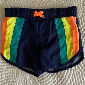 Cat & Jack Navy and Teal Athletic Shorts